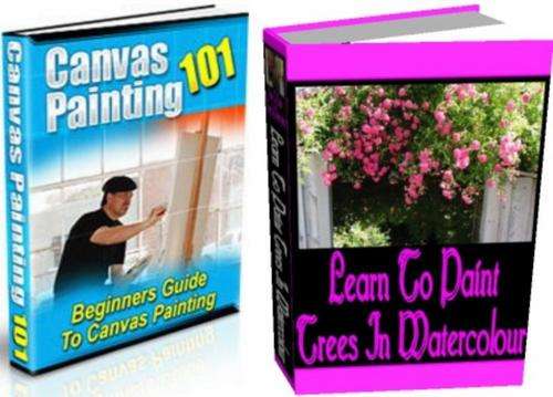 2 x Learn To Paint Ebooks on CD + Free Ebooks